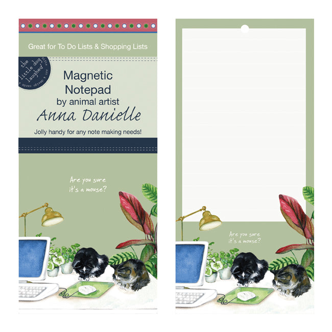 Magnetic notepad cat design
