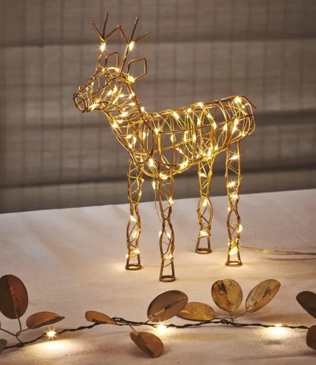 Reindeer Gold light up - large