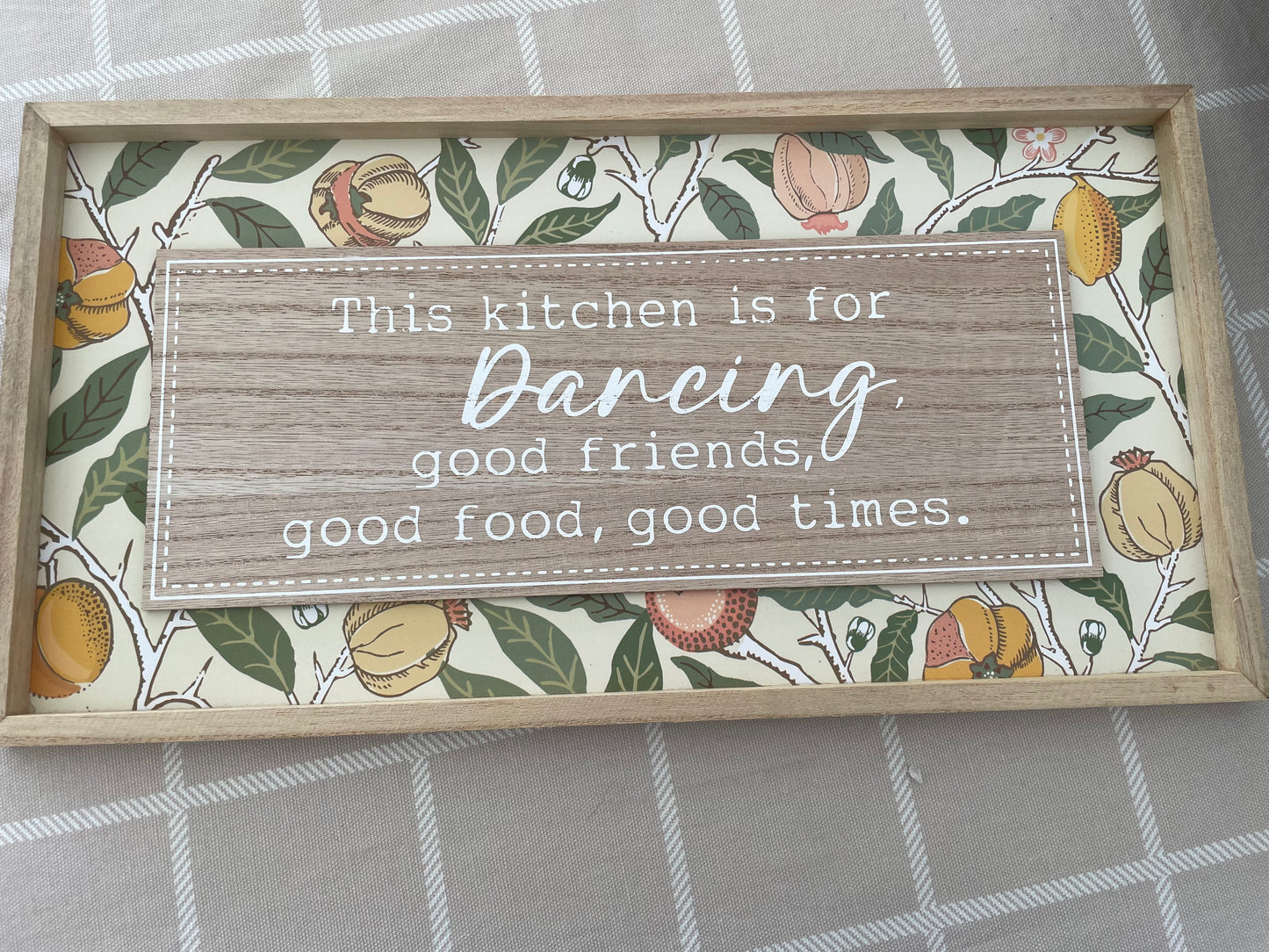 Lemon design kitchen plaque