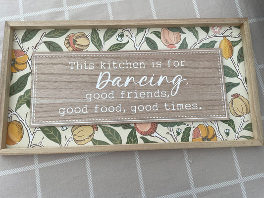Lemon design kitchen plaque