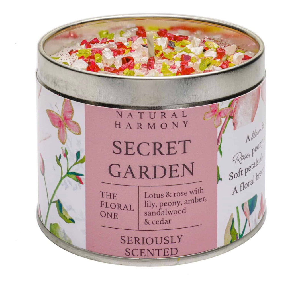 Secret garden candle