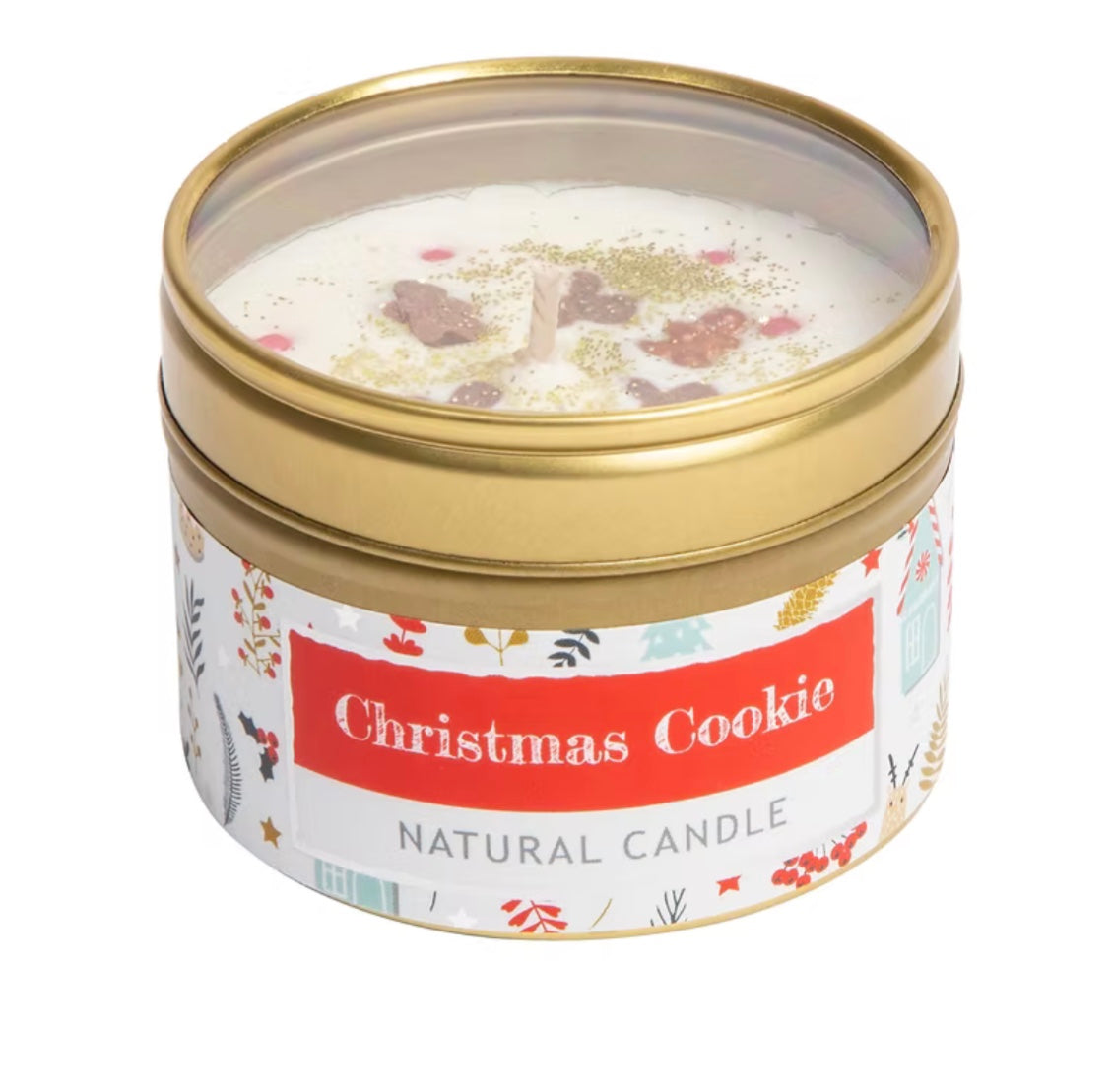 Sprinkle soy candle - hand poured - Christmas cookie