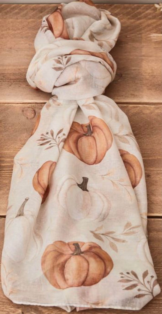 Pumpkin scarf - cream