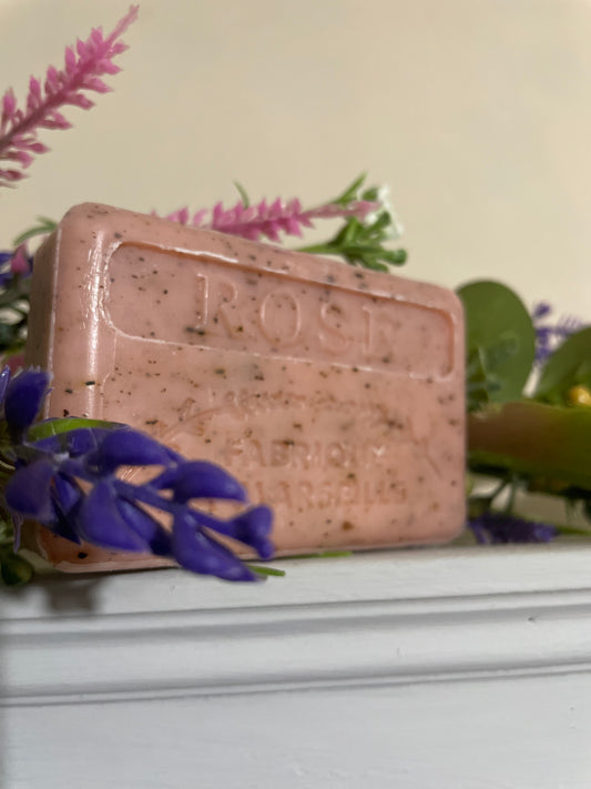 Rose French soap