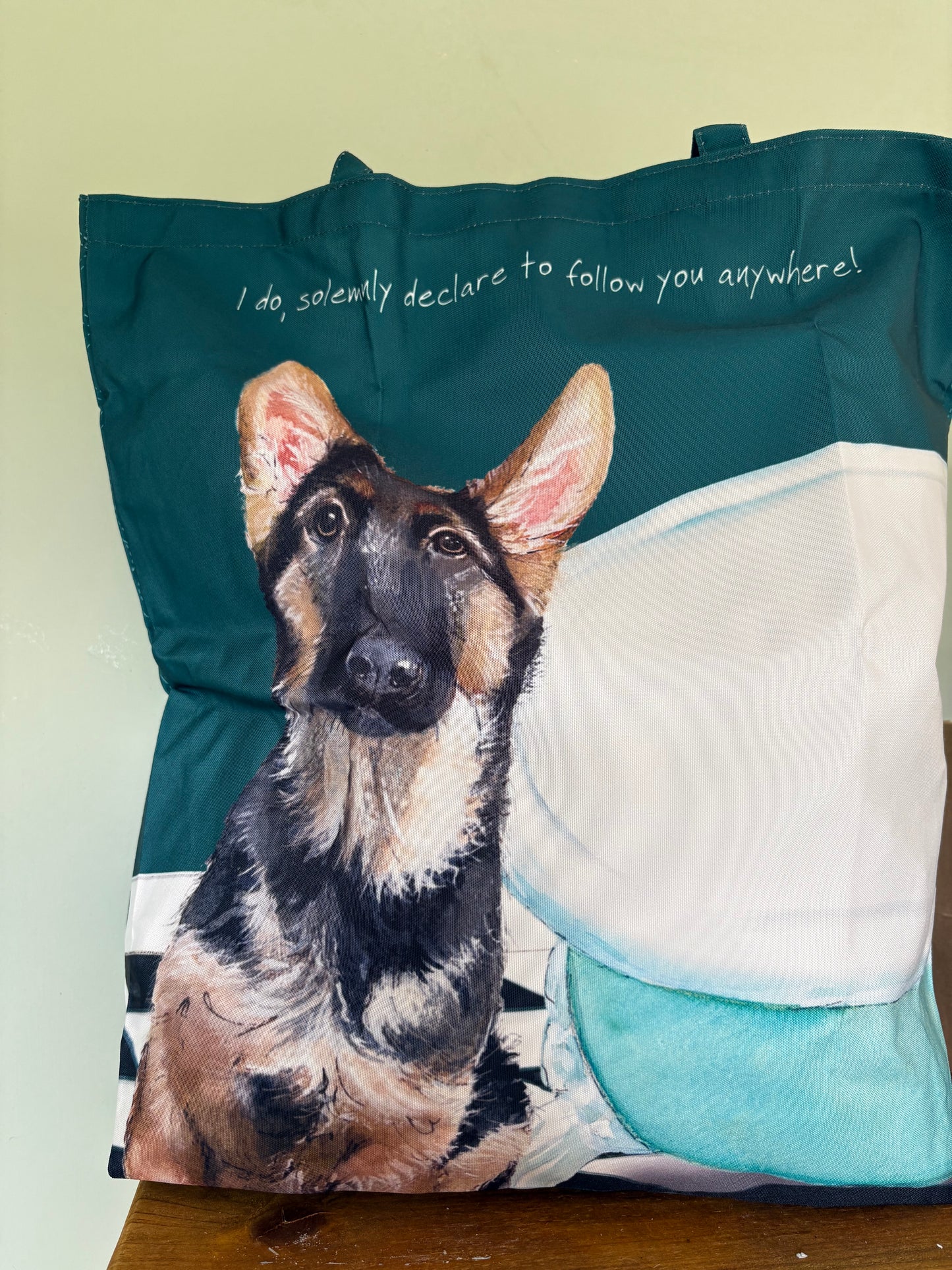 German Shepherd tote bag