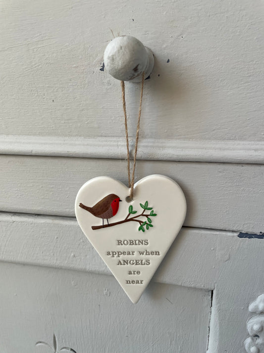 Robin Ceramic Heart