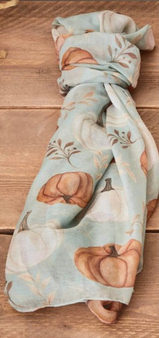 Pumpkin scarf - green