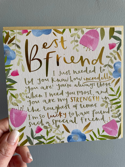 Birthday card - friend
