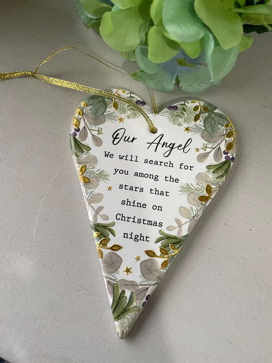 Angel Ceramic heart