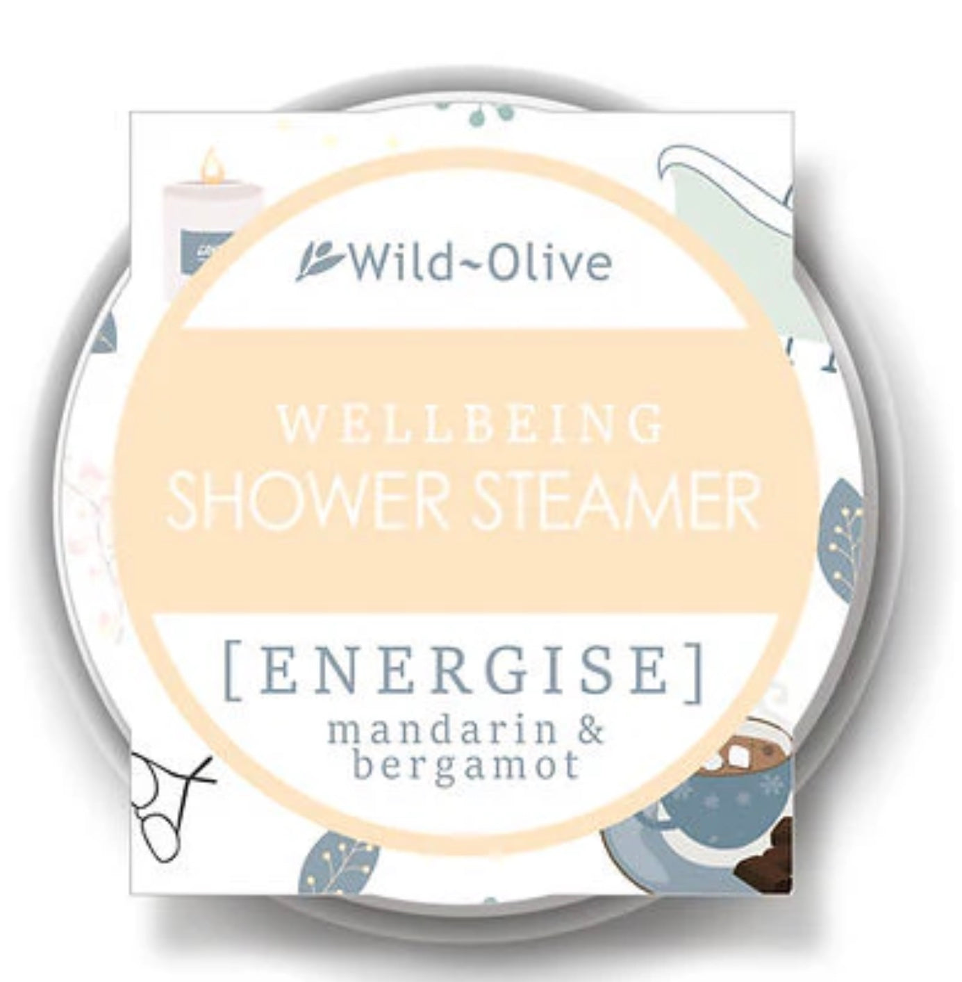 Shower steamer mandarin and bergamot