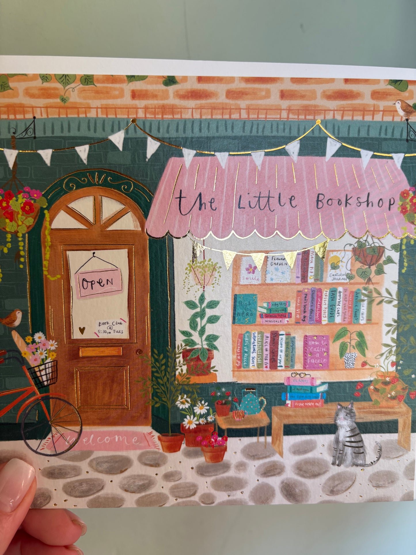 Little bookshop card