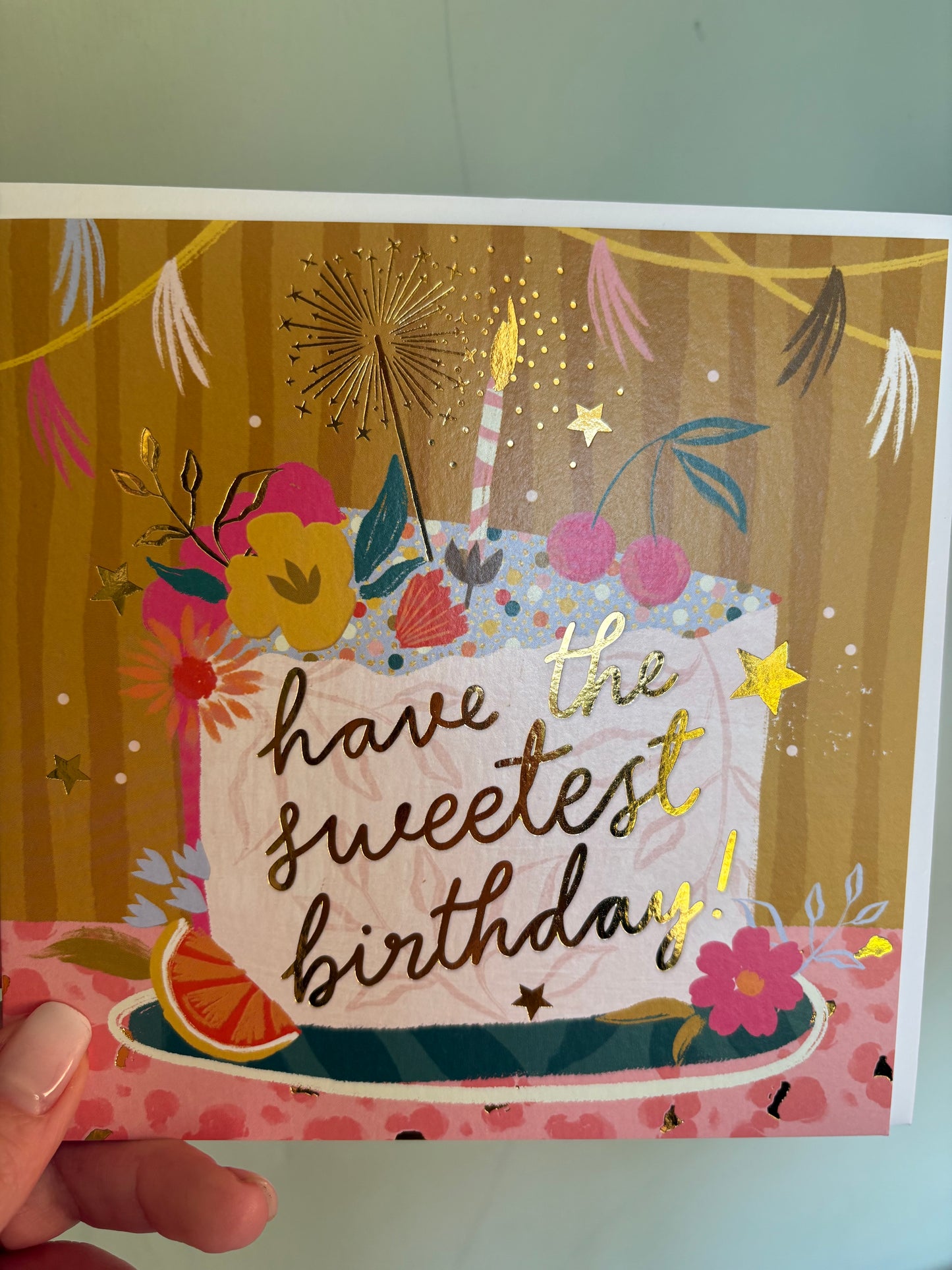 Sweetest birthday card