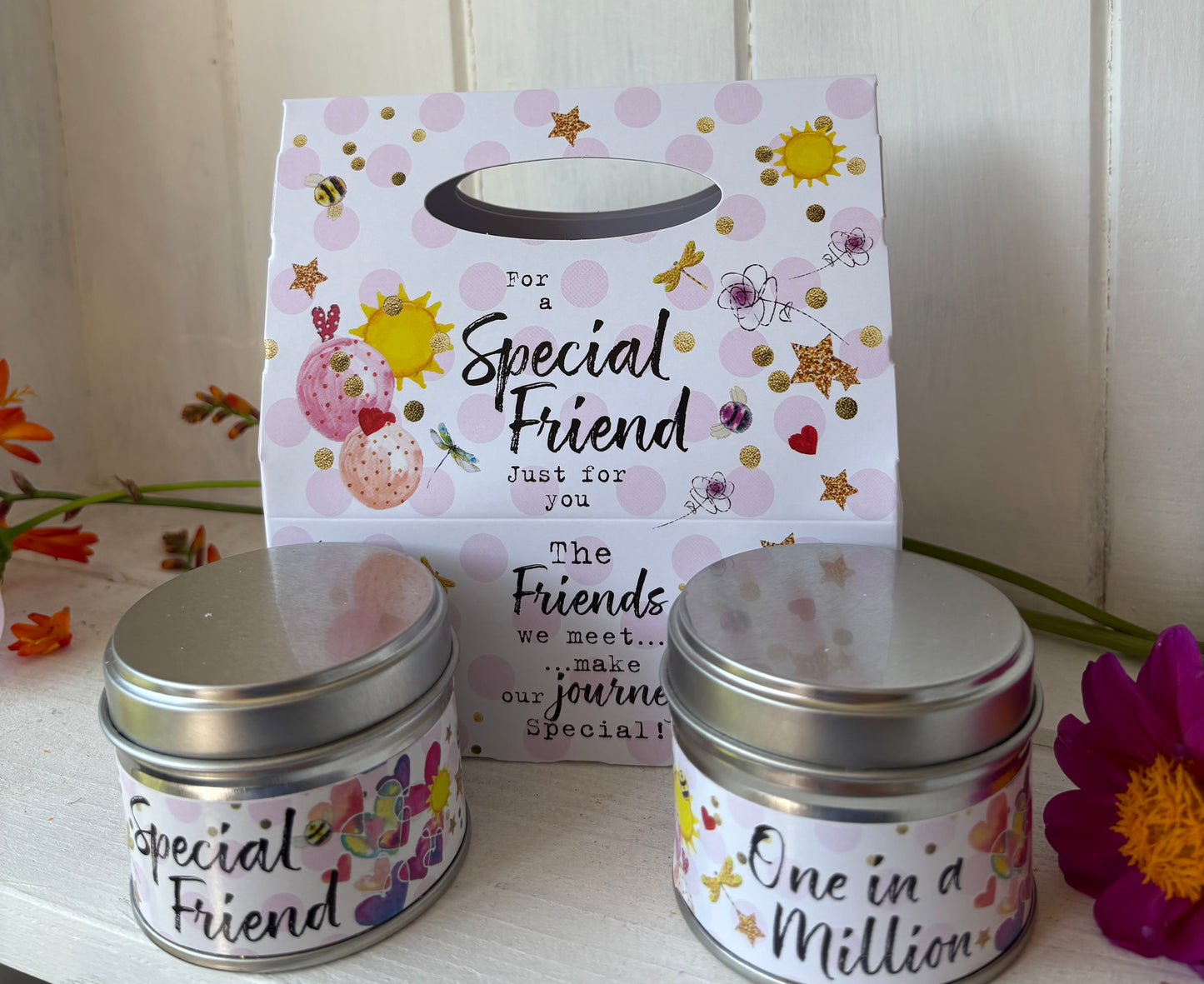 Candle duo gift set special friend
