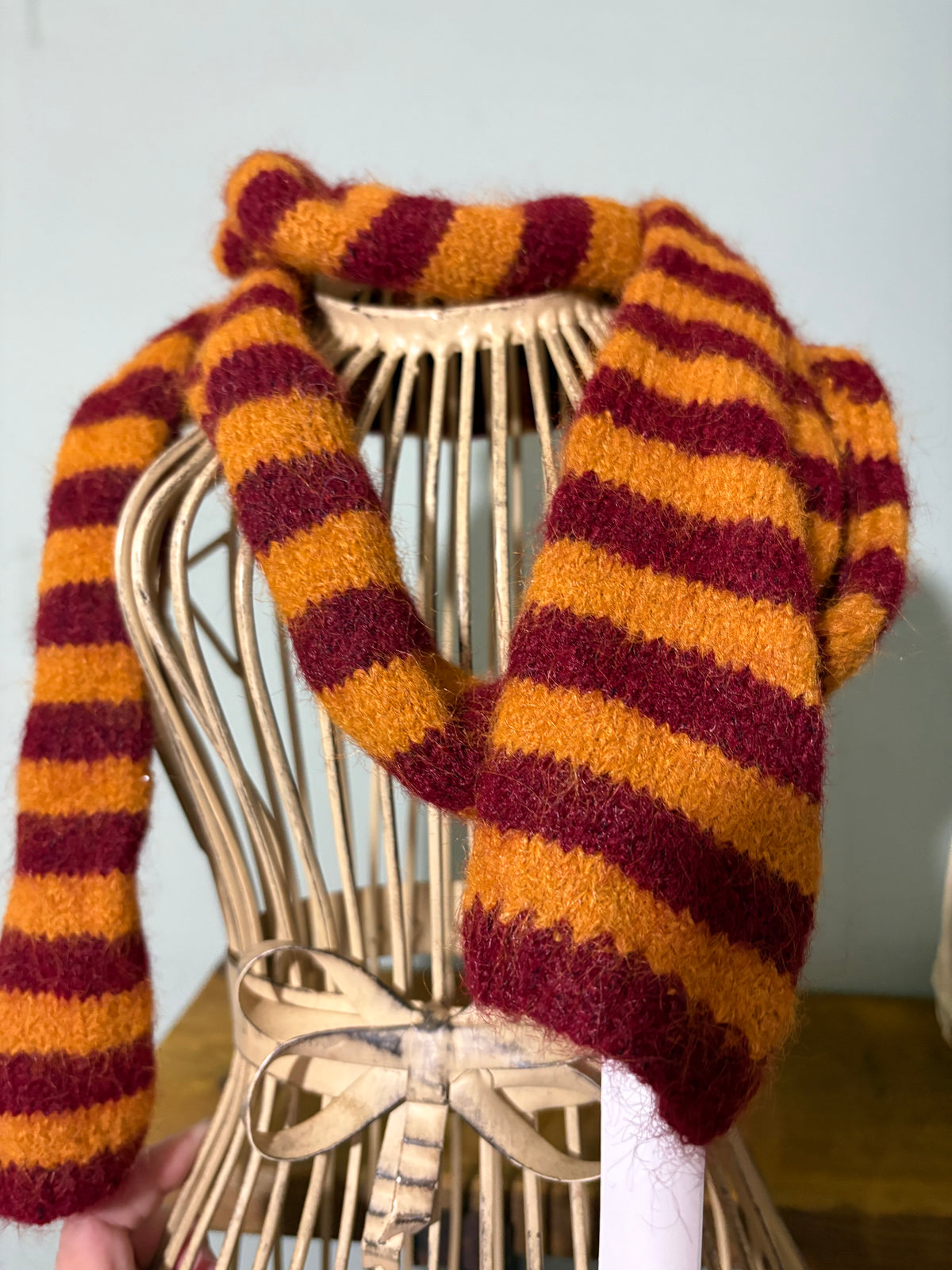 Skinny wool Harry Potter style scarf