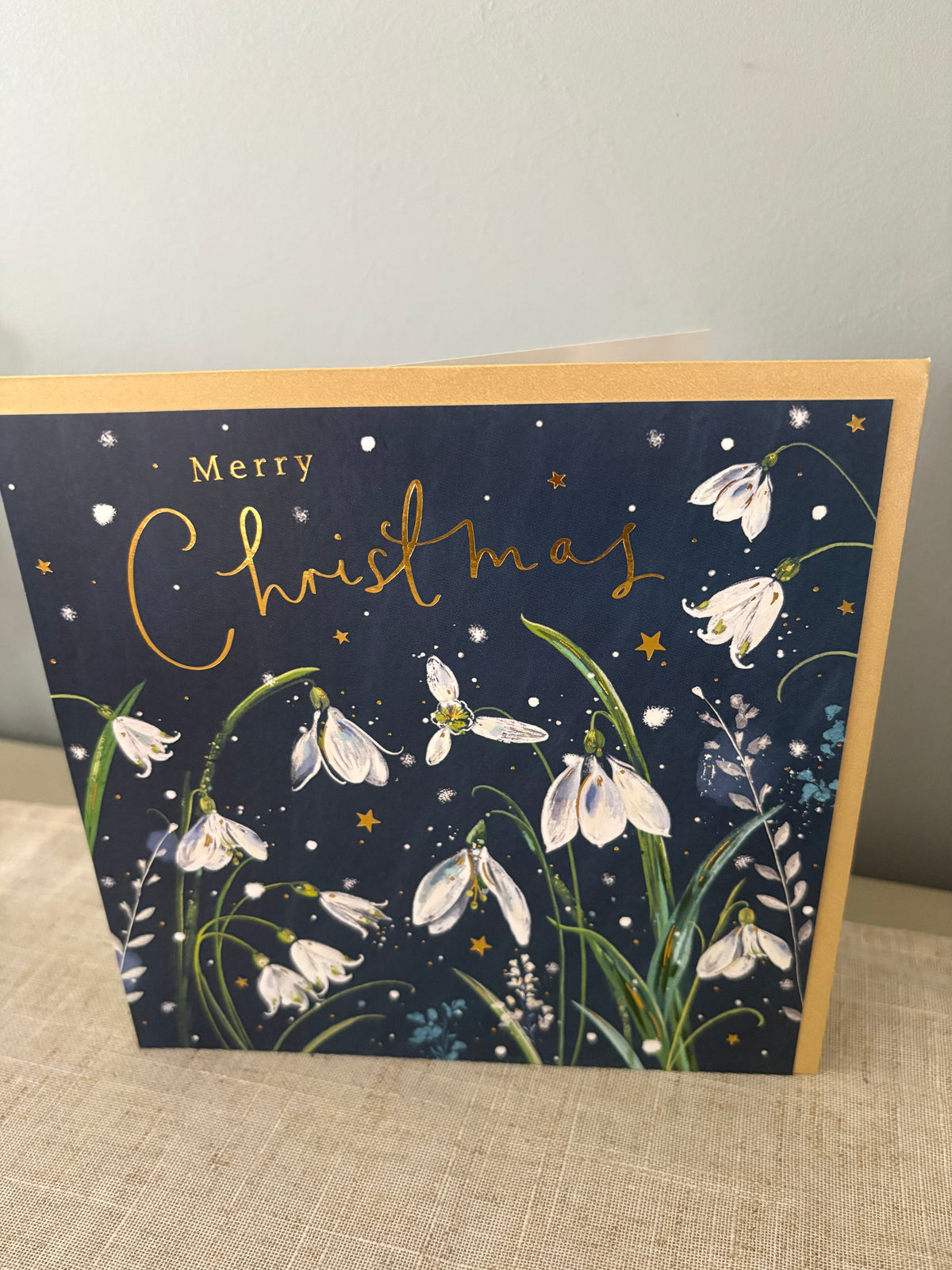 Snowdrop christmas card