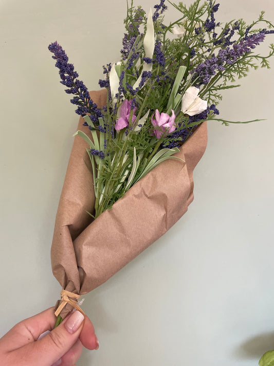 Artificial meadow flowers bouquet