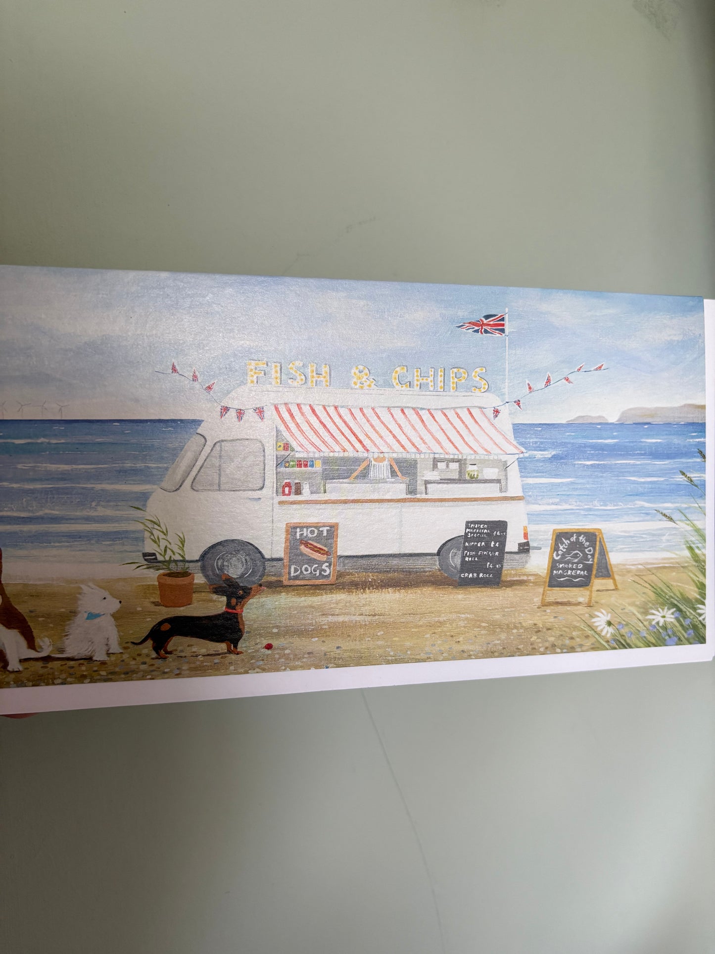 Paws for ice cream card