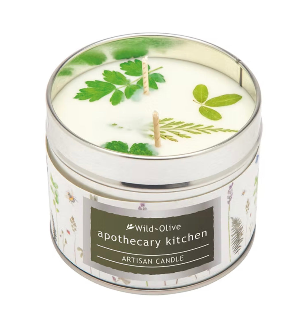 Soy wax artisan two wick candle -Apothecary Kitchen