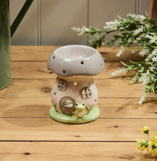 Mushroom ceramic house wax melt burner