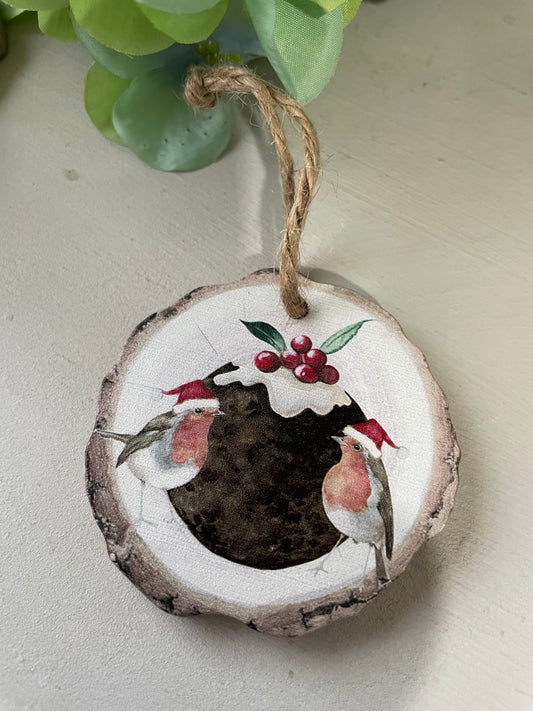 Woodland decoration - christmas pudding