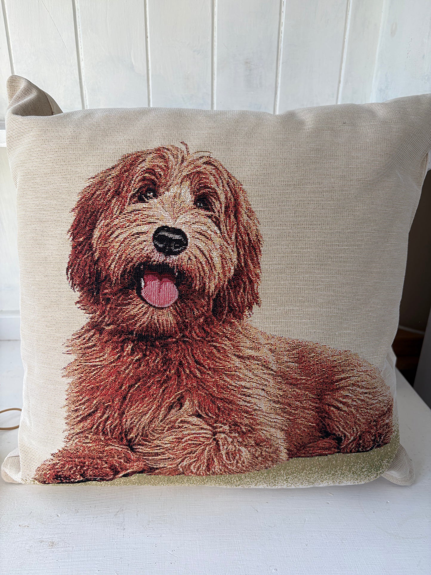 Cockapoo tapestry cushion 45cm x 45cm