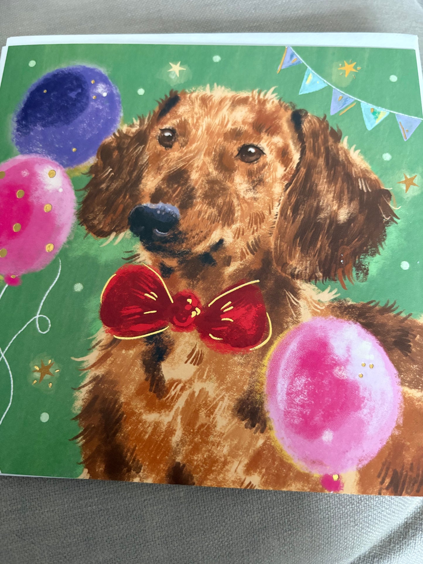 Dachshund card