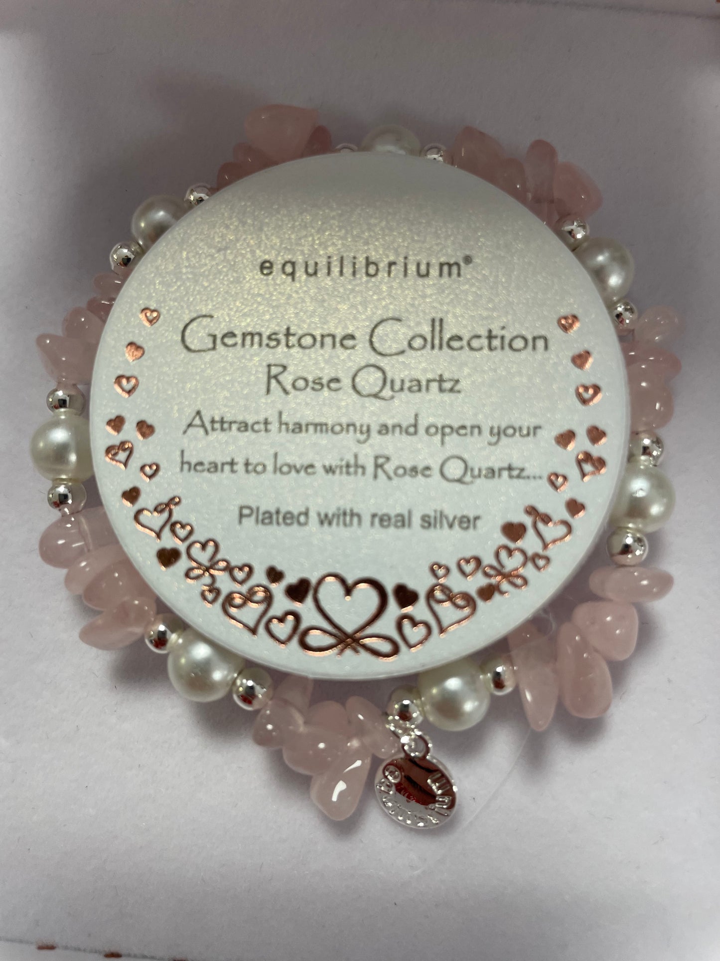 Rose Quartz gemstone bracelet