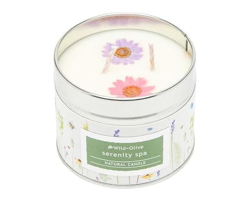 Soy wax artisan two wick candle - Serenity Spa