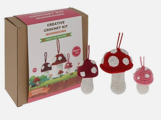 Creative crochet kit - toadstool