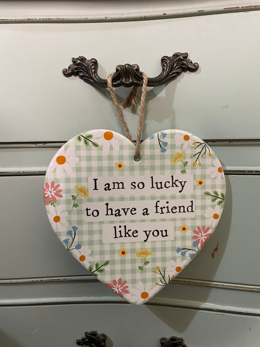 Spring Floral Friend heart