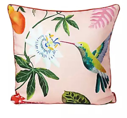 Hummingbird waterproof cushion