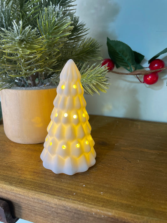 Ceramic LED tree small