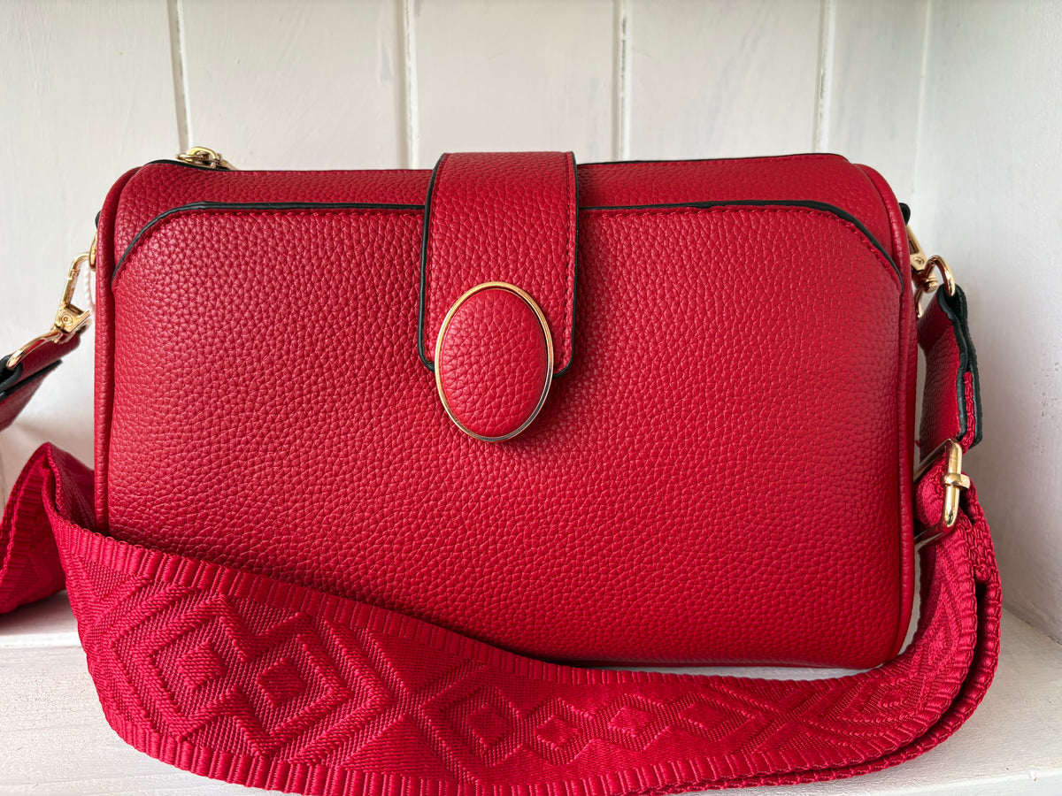 Bag Red shoulder and cross body