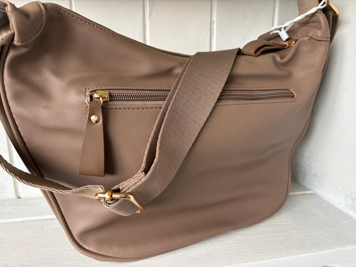 Bag khaki zipped cross body