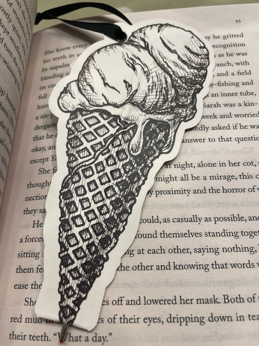 Bookmark pen - ice cream