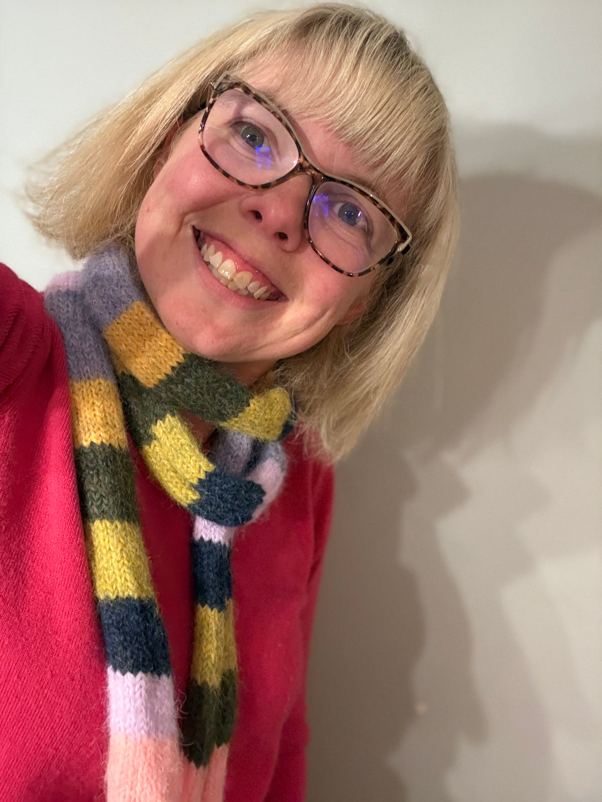 Skinny wool scarf Harry Potter style