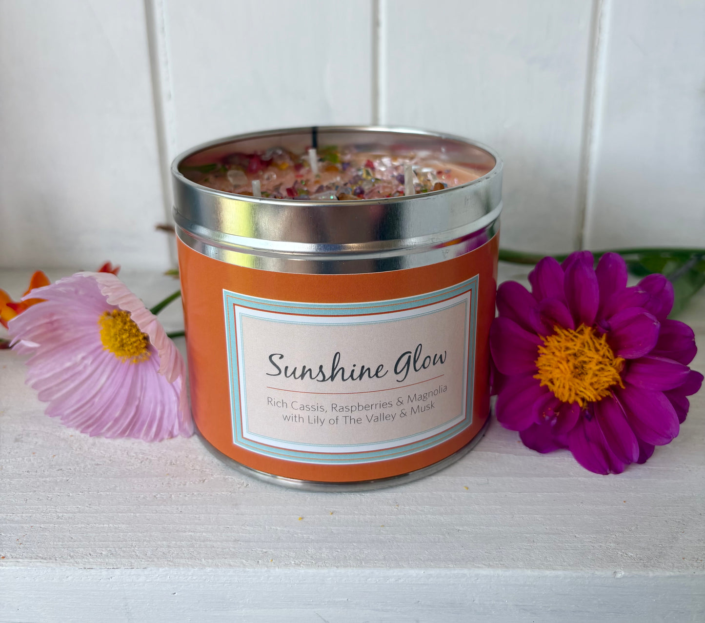 Sunshine glow three wick candle