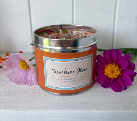Sunshine glow three wick candle
