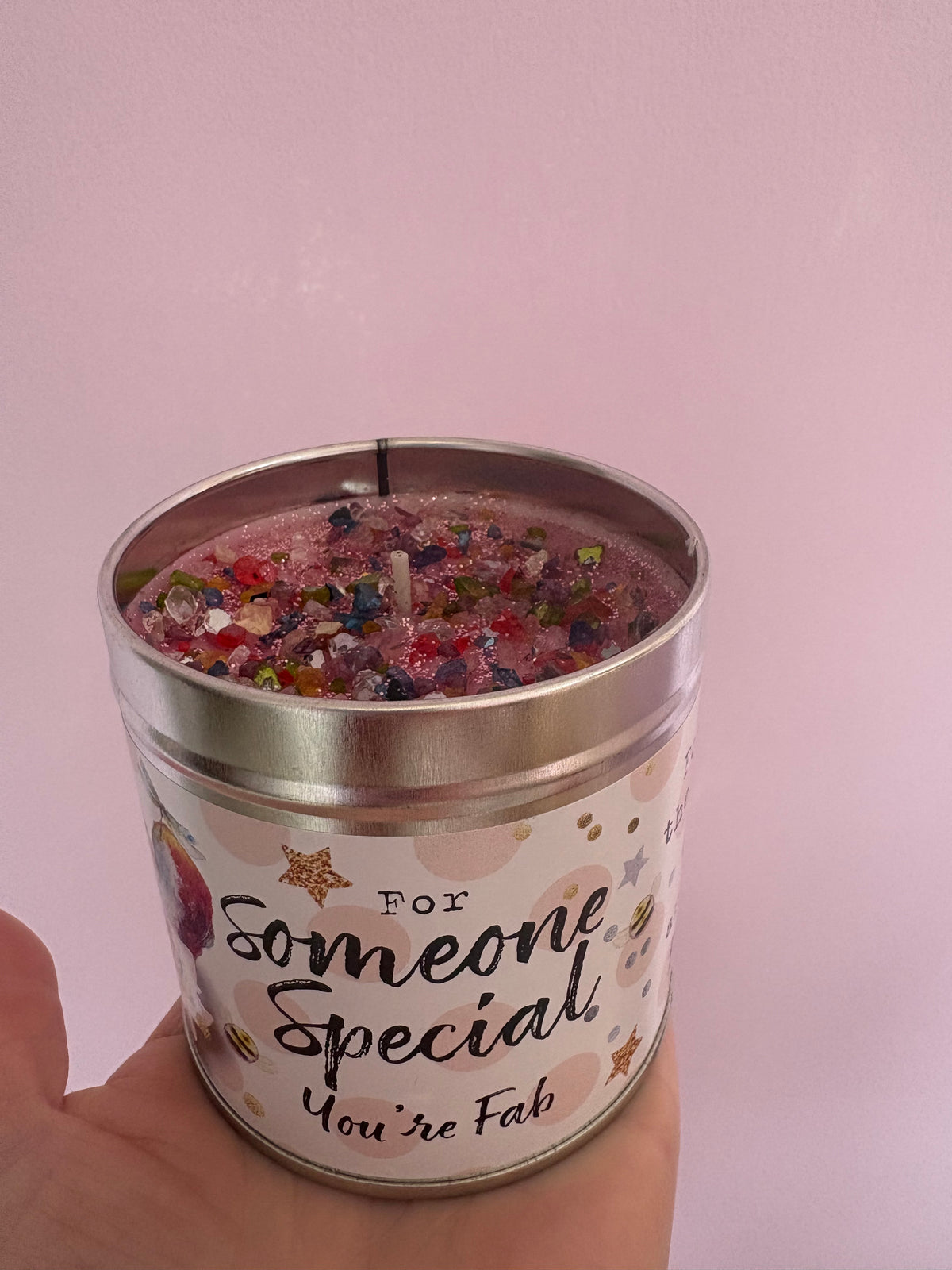 Someone special candle up to 50 hours burning classic cotton fragrance