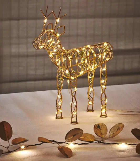 Reindeer Gold light up - large