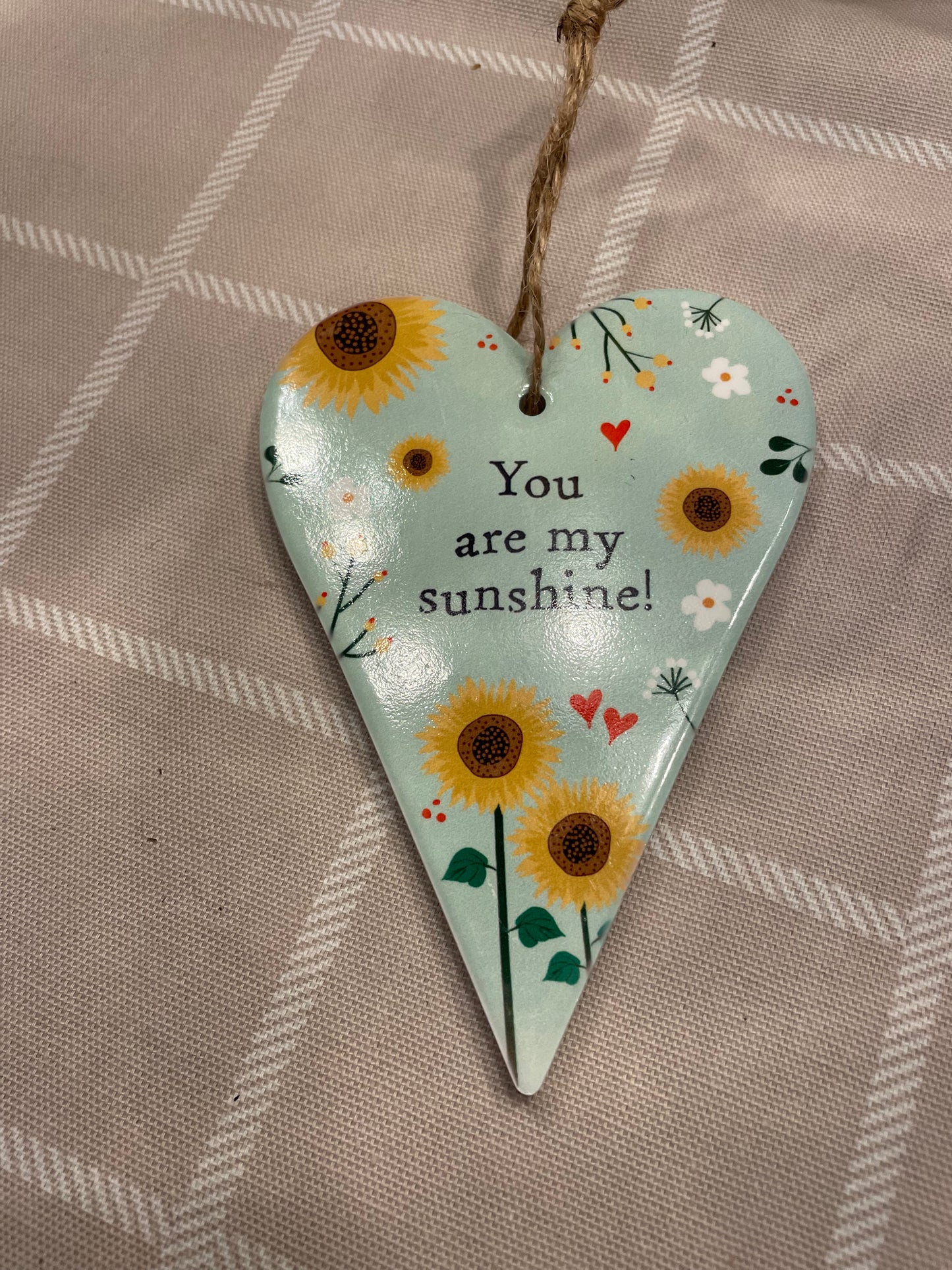 Spring flowers heart - you are my sunshine