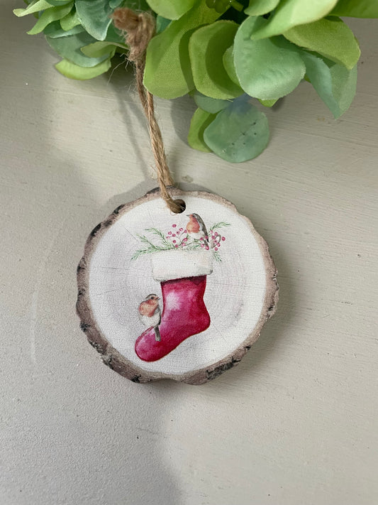 Woodland decoration - Stocking