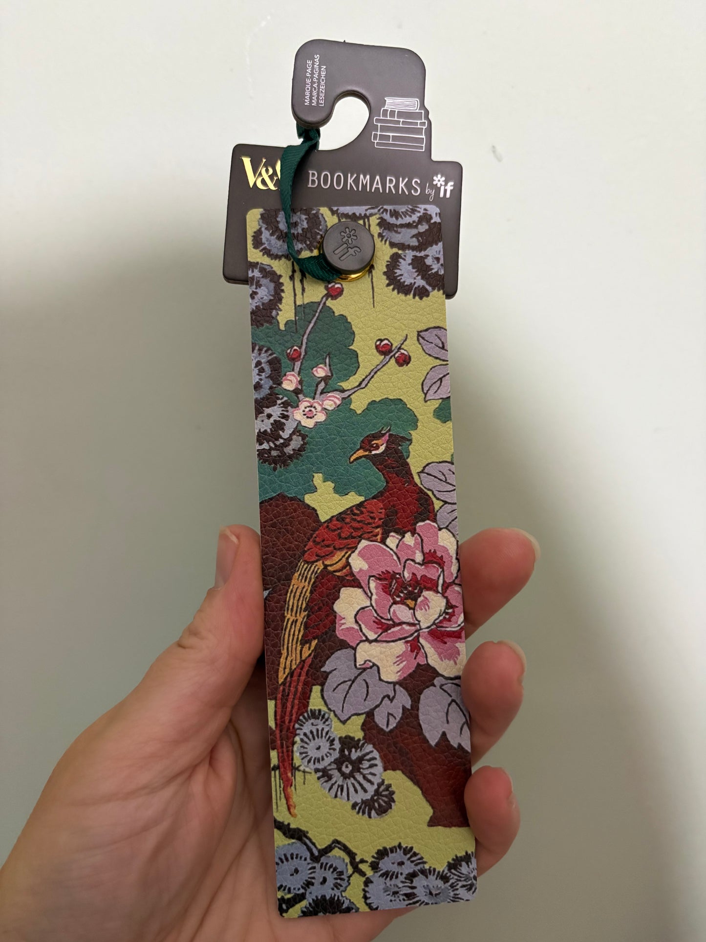 Pheasant V&A bookmark
