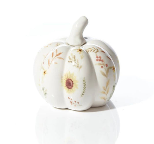 Hand painted  pumpkin - medium