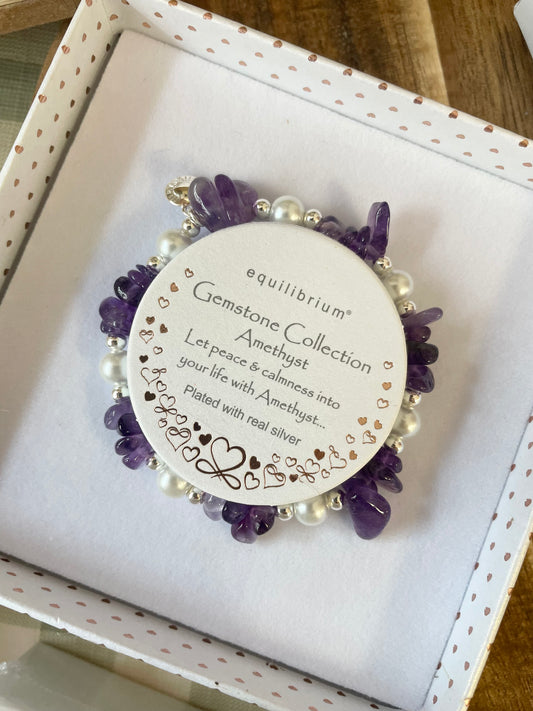 Amethyst bracelet
