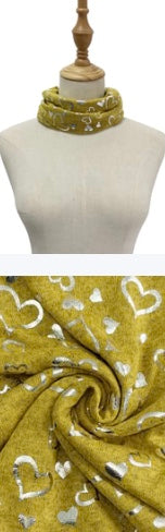 Snood heart design