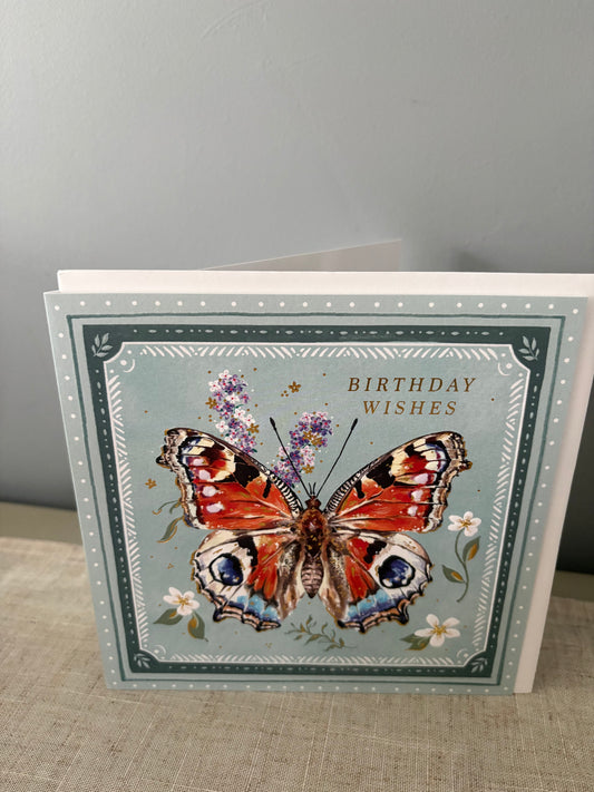 Butterfly birthday card