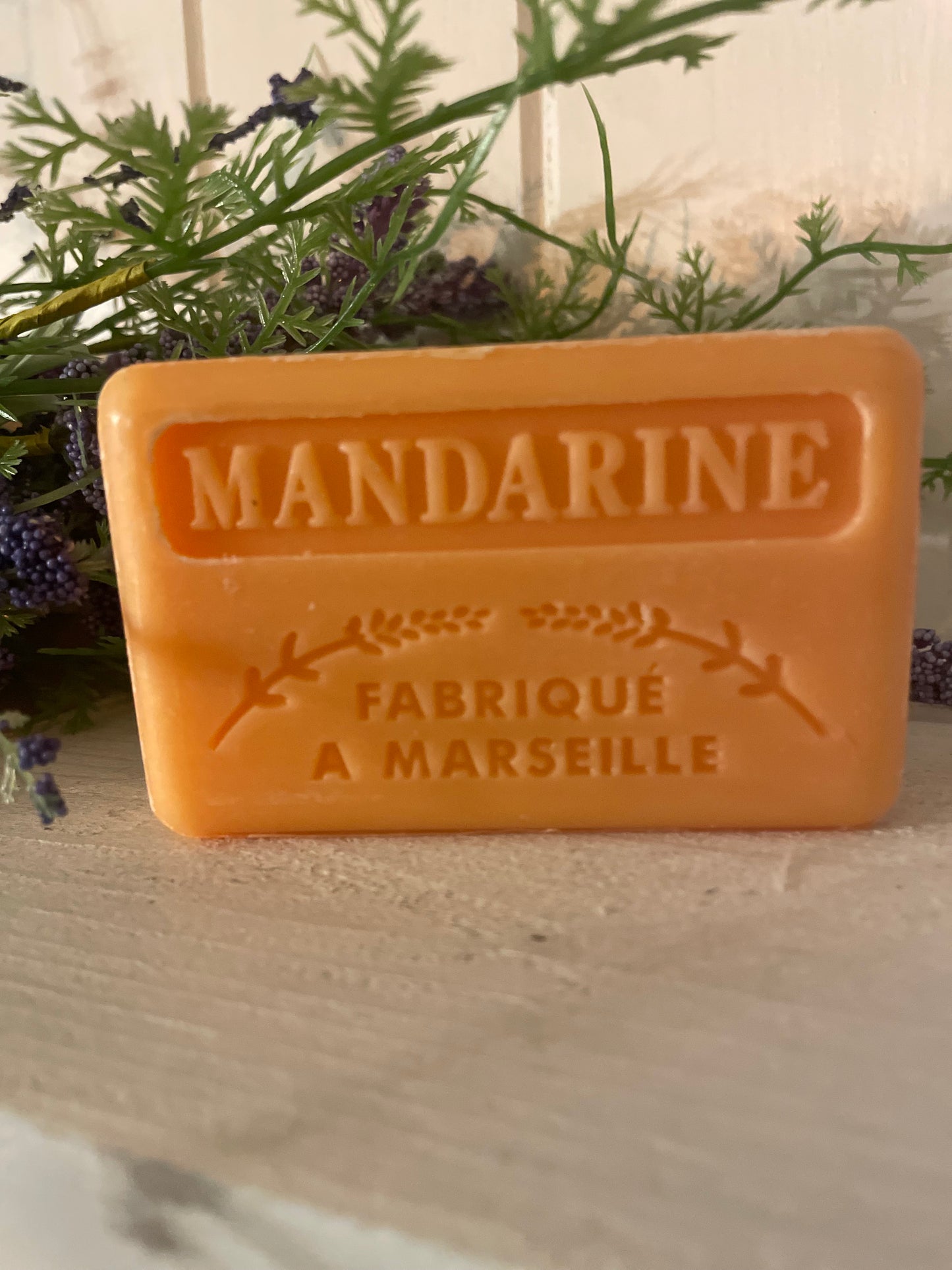 Handmade french soap - mandarin