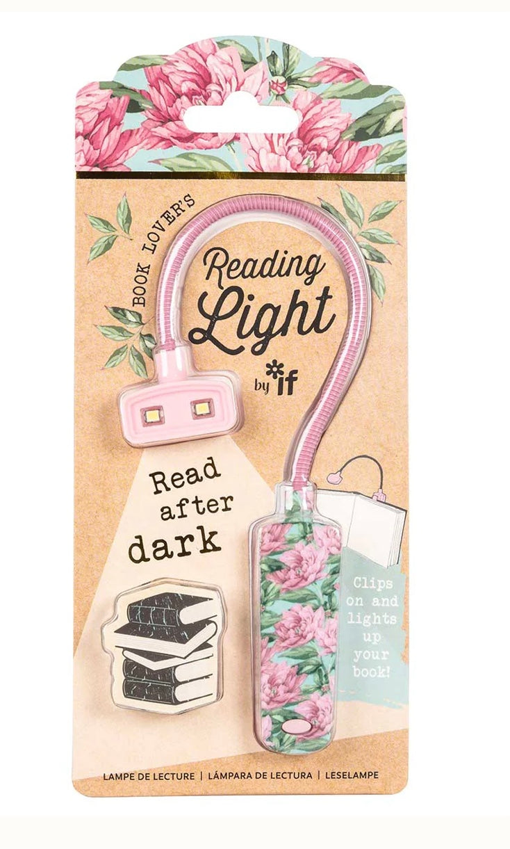 Book lovers reading light - floral