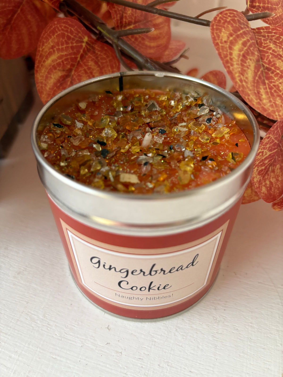 Gingerbread cookie candle seriously scented 50 hour burning time